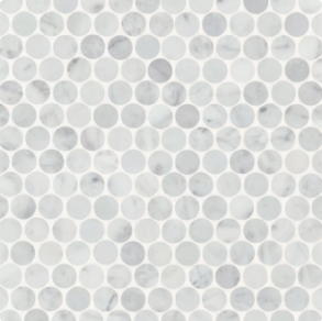 White Carrara Mosaic 8 - marble tile